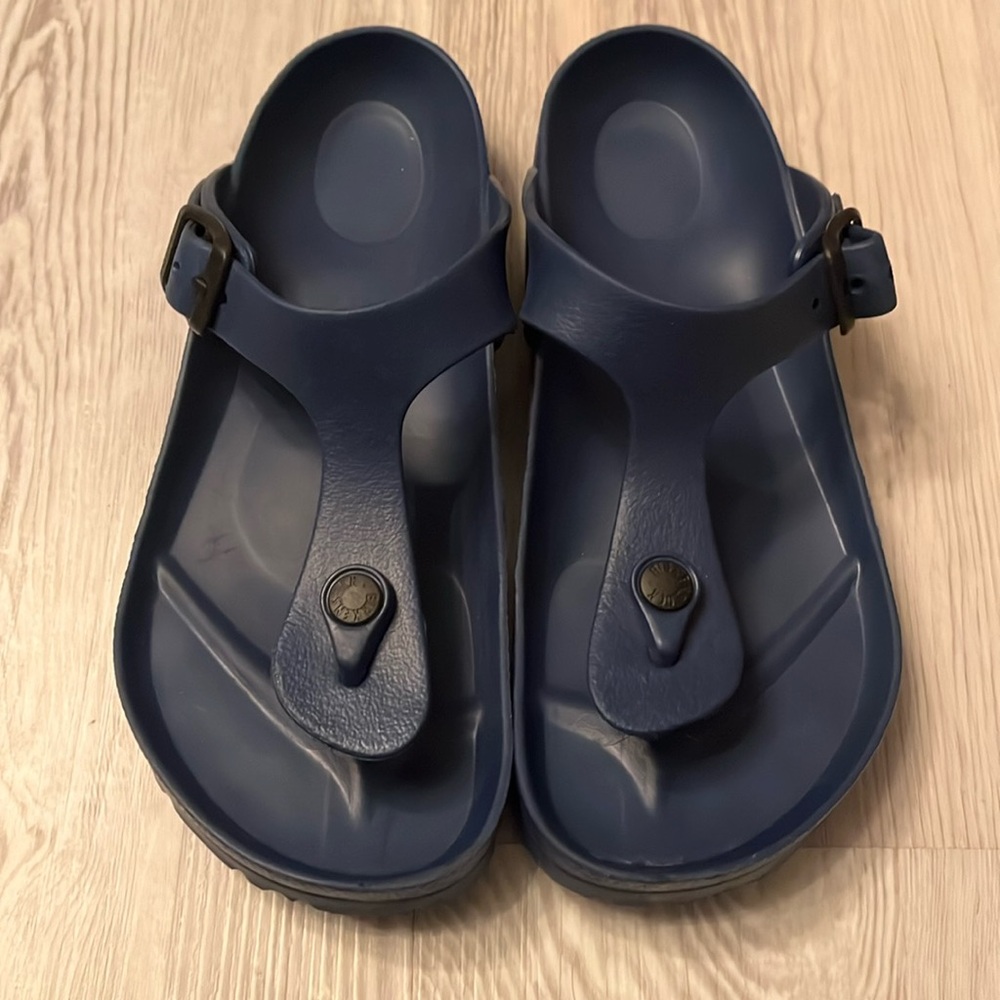 Birkenstocks blue